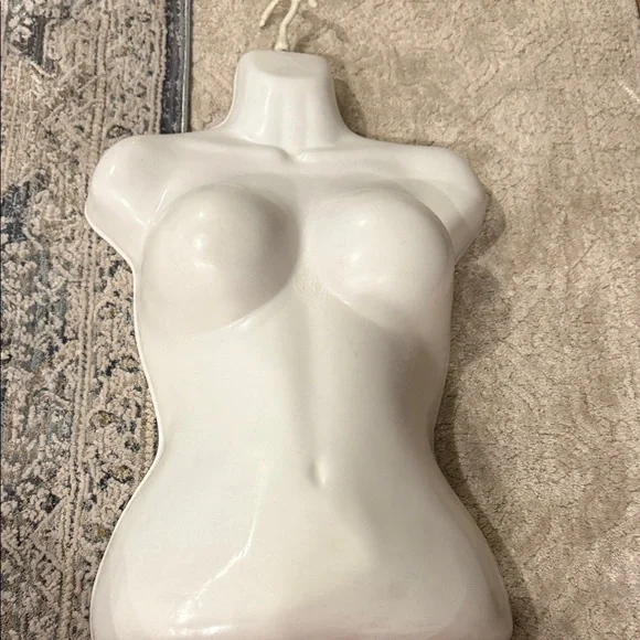 White Mannequin Torso Display - Picture 1 of 3